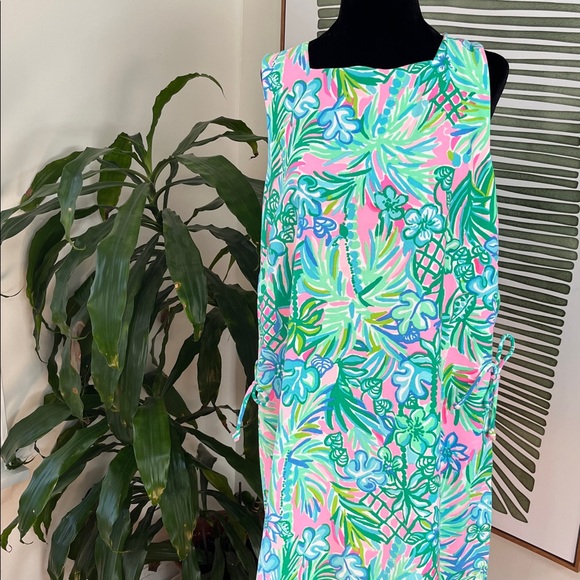 Lilly Pulitzer Donna square neck romper size 12 - Picture 12 of 13